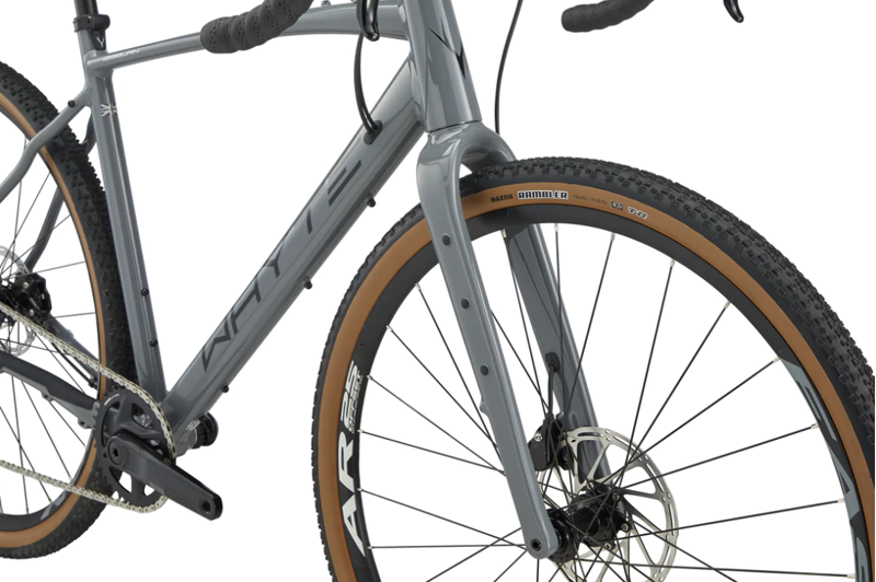 Whyte Gisburn v5 Rival eTAP Gravel Road Bike 2023 in Grey with Black-5